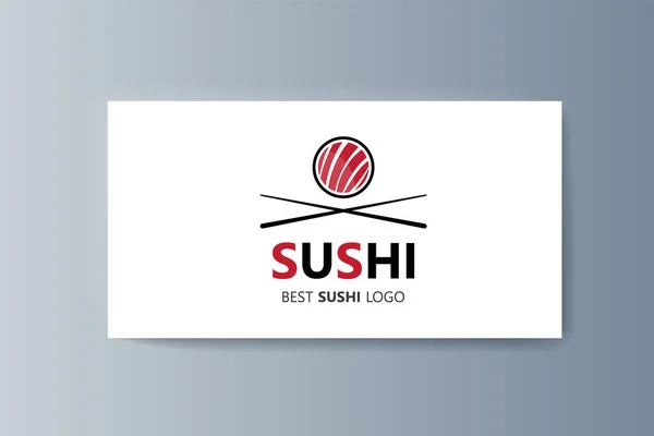 Affärs presentation sushi reklam varor och tjänster — Stock vektor