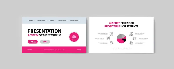 Набір брошур інфографіки для маркетингу просування товарів і послуг на ринку — стоковий вектор