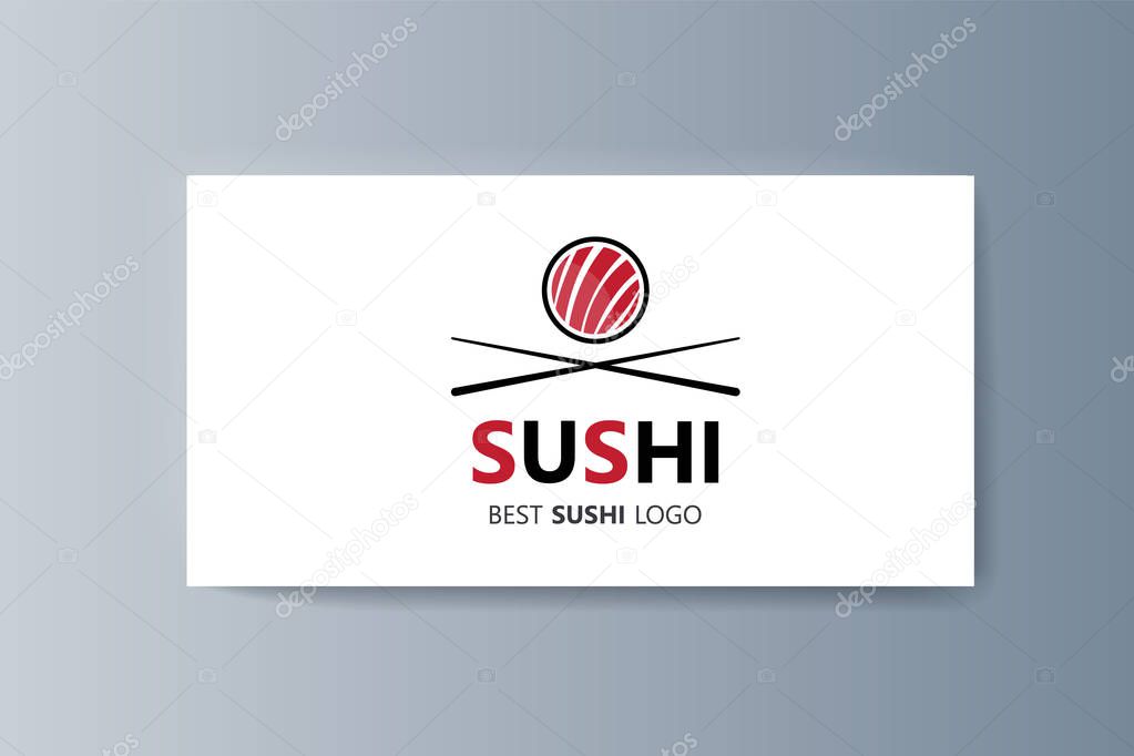 Business presentation Sushi advertising goods and services