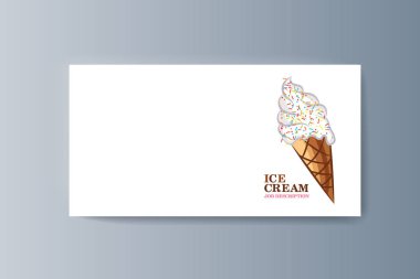 İş sunum broşürreklam dondurma ve hizmet teslim