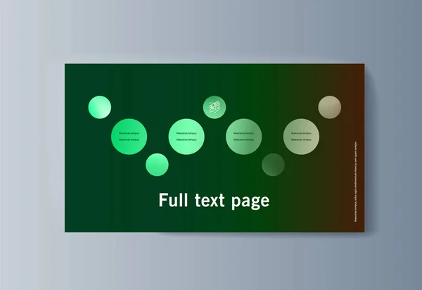 Apresentação de negócios brochura infográficos publicidade bens e serviços —  Vetores de Stock