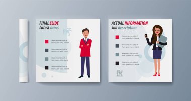 Piyasada promosyon mal ve Hizmetleri pazarlama için broşürler seti