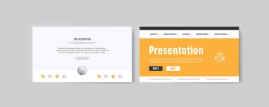 Pazardaki promosyon mal ve hizmetlerinin pazarlanması için broşür bilgi grafikleri seti