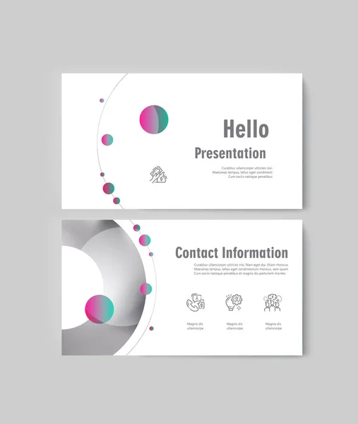 Set brochures infographics voor marketing van de promotie goederen en-diensten op de markt — Stockvector