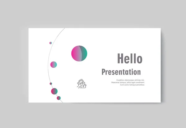 Бізнес-презентація брошури інфографіка рекламні товари та послуги — стоковий вектор