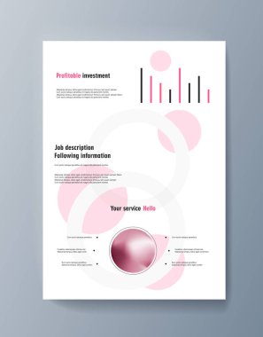 İş sunumu broşürü reklam mal ve Hizmetleri