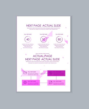 İş sunumu broşürü reklam mal ve Hizmetleri