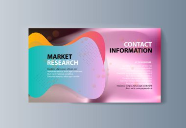 İş sunumu broşürü reklam mal ve Hizmetleri