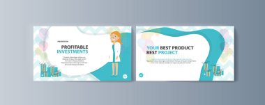 Evcil hayvan satın alma reklam için broşür kiti seti