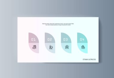 İş sunum broşür infographics reklam mal ve hizmetler