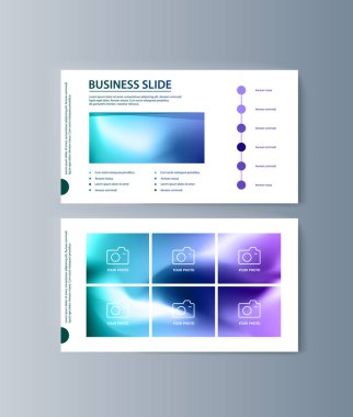 Pazardaki promosyon mal ve hizmetlerinin pazarlanması için broşür bilgi grafikleri seti