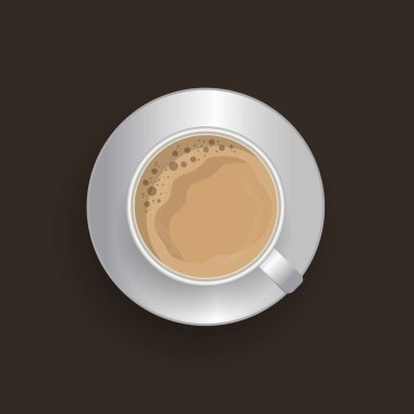 Kahve mükemmel içki her zaman. Serin çizmek. Renkli resimde