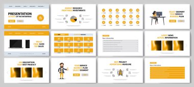 Bu en iyi pazarlama ve reklam, broşür ve afiş, faaliyet raporu içinde kullanılan bir iş sunumu olarak şablonudur