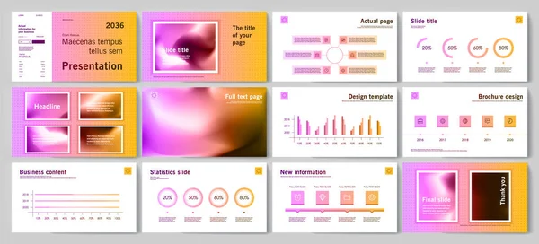 Templat ini adalah yang terbaik sebagai presentasi bisnis, yang digunakan dalam pemasaran dan iklan, brosur dan spanduk, laporan tahunan - Stok Vektor