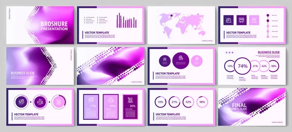Templat ini adalah yang terbaik sebagai presentasi bisnis, yang digunakan dalam pemasaran dan iklan, brosur dan spanduk, laporan tahunan - Stok Vektor