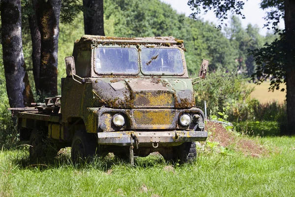 Antiguo Camión Del Ejército Militar Resistido Francia — Foto de Stock