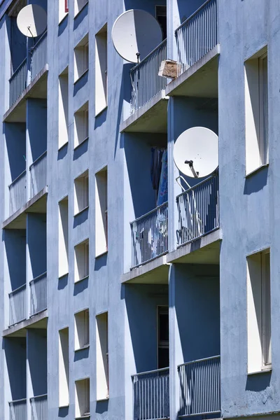 Lower Class Apartments Capelle Aan Den Ijssel Suburb Rotterdam Netherlands — Stock Photo, Image