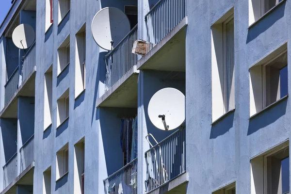 Lower Class Apartments Capelle Aan Den Ijssel Suburb Rotterdam Netherlands — Stock Photo, Image