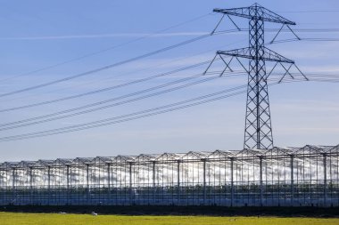 Sera ve bir elektrik pilon