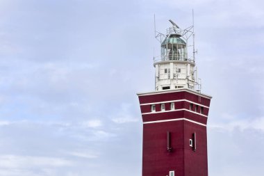 Hollanda'da Ouddorp Deniz Feneri