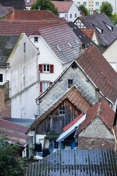 Vieux toits en Alsace en France — Photo