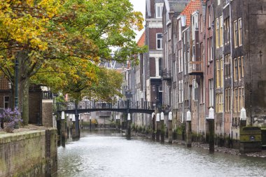 Dordrecht Hollanda kanal evlerinde