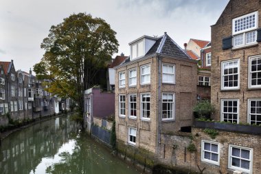Dordrecht Hollanda kanal evlerinde