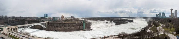 Drohnenblick Auf Die Niagarafälle — Stockfoto