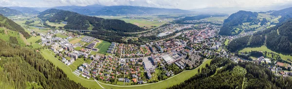 Drohnenblick Auf Judenburg Österreich — Stockfoto