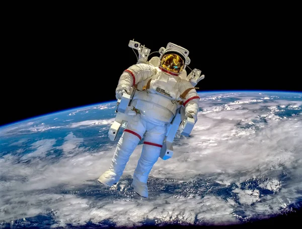 Világűr Űrhajós Kép Nasa Berendezett Elemei — Stock Fotó