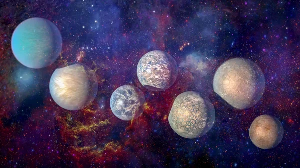 Galaxy Űrben Szépség Univerzum Fekete Lyuk Felszerelt Nasa Elemek — Stock Fotó