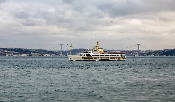 Belle Vue Des Points Repère Touristiques Voyage Mer Sur Bosphore — Photo