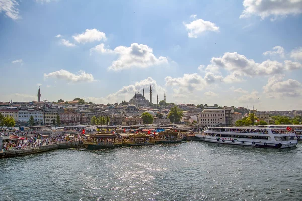 Κωνσταντινούπολη Τουρκία Αυγούστου 2018 Τον Πύργο Του Γαλατά Περιοχή Karakoy — Φωτογραφία Αρχείου