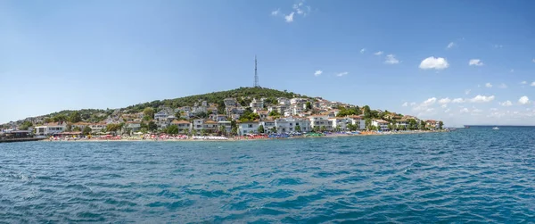 Buyukada Island Street View Buyukada Jedním Ostrovů Princes Marmarské Moře — Stock fotografie