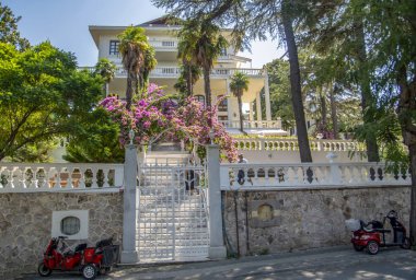 Buyukada ada sokak görünümü. Buyukada Marmara Denizi üzerinde Prens Adaları biridir.