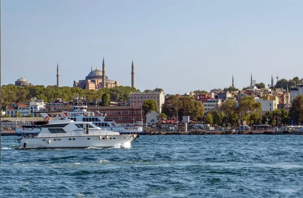 Istanbul Turquia Janeiro 2019 Arquitetura Muçulmana Transporte Água Turquia Bela — Fotografia de Stock