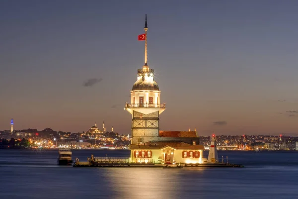 Torre Della Fanciulla Istanbul Turchia Kiz Kulesi Uskudar — Foto Stock