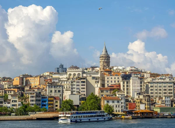 Istanbul Turkey Agust 2018 Galata Tower Street Old Town Istanbul — Stock Photo, Image
