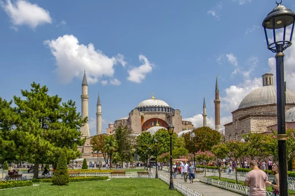 Istanbul Turquia Agosto Museu Hagia Sophia Istambul Turquia — Fotografia de Stock