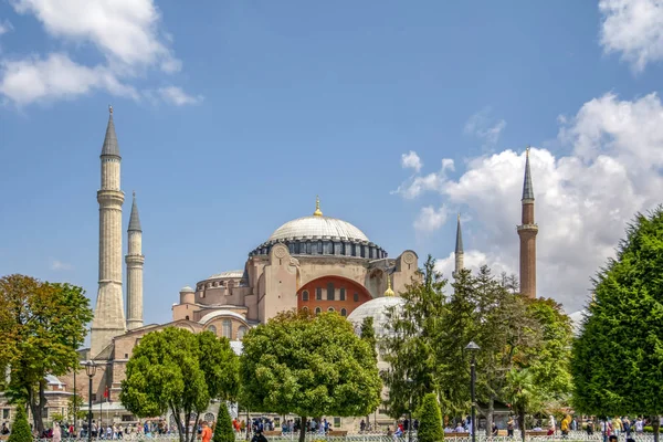 Istanbul, Türkiye - 28 Ağustos: Ayasofya Müzesi, Istanbul, Türkiye