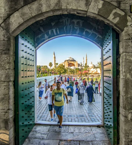 Istanbul, Türkiye - 28 Ağustos: Ayasofya Müzesi, Istanbul, Türkiye