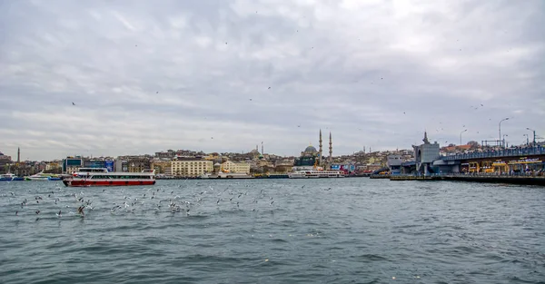 Istanbul Turquía Enero 2019 Arquitectura Musulmana Transporte Acuático Turquía Hermosas —  Fotos de Stock