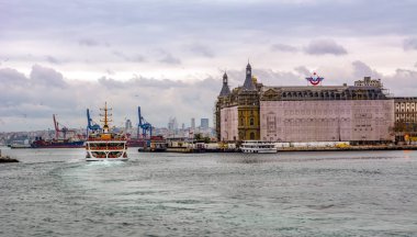Haydarpaşa tren istasyonu Istanbul 'un Asya tarafında şehrin tarihi yerlerinden biridir..