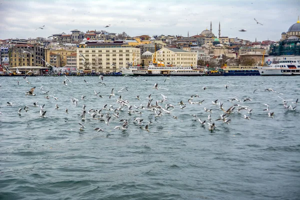 January 2019 Muslim Architecture Water Transport Turkey Beautiful View Touristic — Stock Photo, Image