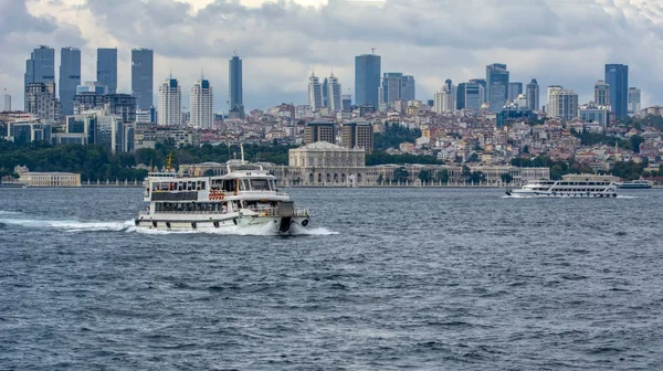 Isztambul Törökország 2019 Január Muszlim Építészet Vízi Közlekedés Törökországban Gyönyörű — Stock Fotó