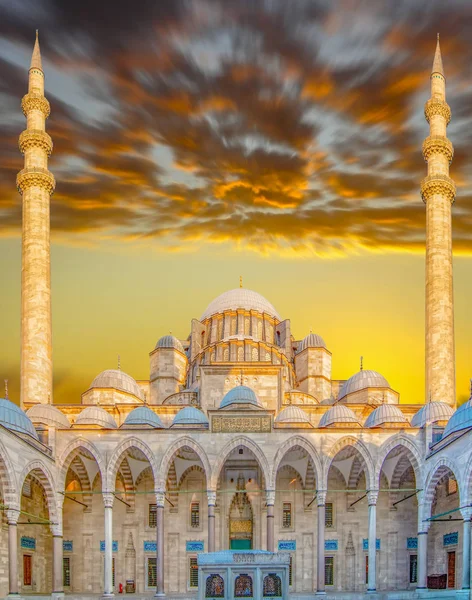 Mezquita Suleymaniye Mezquita Sleymaniye Una Mezquita Imperial Otomana Situada Tercera — Foto de Stock