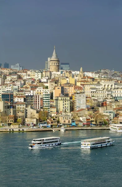 Istanbul Turquie Avril 2019 Regarder Les Sites Touristiques Voyage Mer — Photo