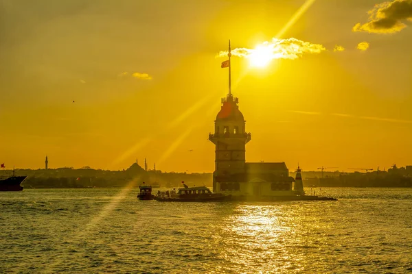 Mädchenturm Istanbul Türkei Kiz Kulesi Uskudar — Stockfoto