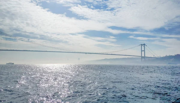 Стамбульский Боссорный Мост Мост Мучеников Июля Турция — стоковое фото