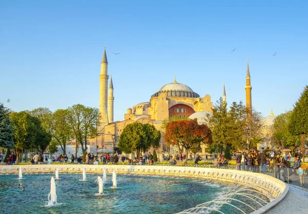 Istanbul Turkey Április 2019 Hagia Sophia Múzeum Isztambul Törökország — Stock Fotó